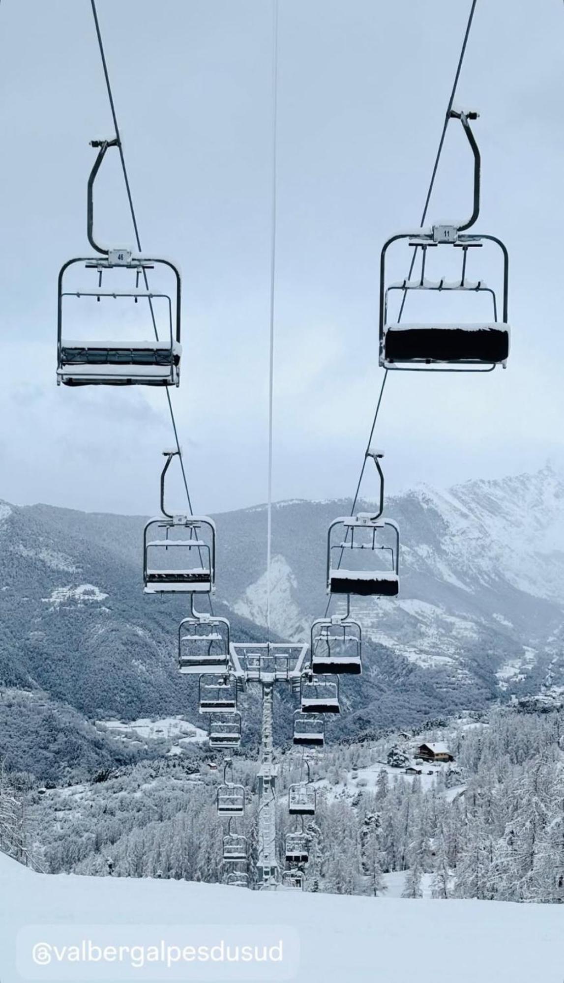 Studio Lumineux Avec Vue Et Acces Sur Les Pistes ! Coup De Coeur Valberg Exteriér fotografie